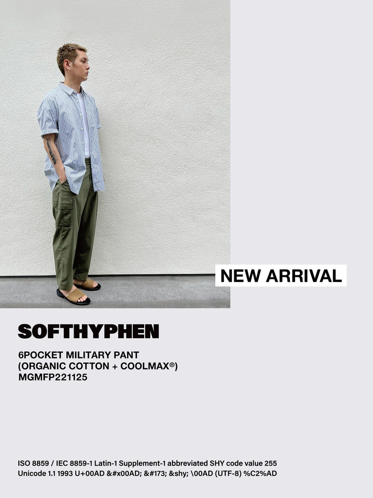 【新作入荷】6POCKET MILITARY PANT